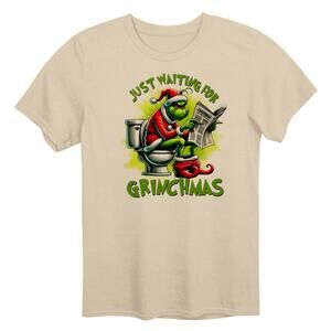 Grinch Christmas T Shirt Women Just waiting for Grinchmas Unisex S-2XL